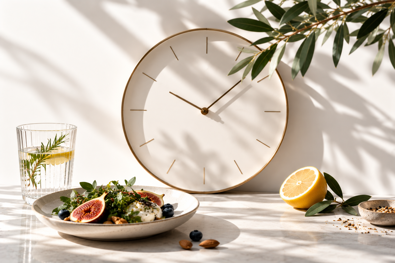 Circadian rhythms, meal timing and metabolic responses across the day.